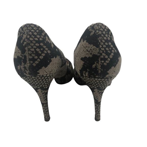 J.Crew Mona Printed snakeskin heels 6.5 - Picture 4 of 8